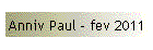 Anniv Paul - fev 2011